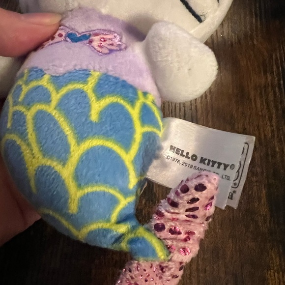 Hello Kitty Mermaid Plush Toy - White and Purple - Picture 4 of 6